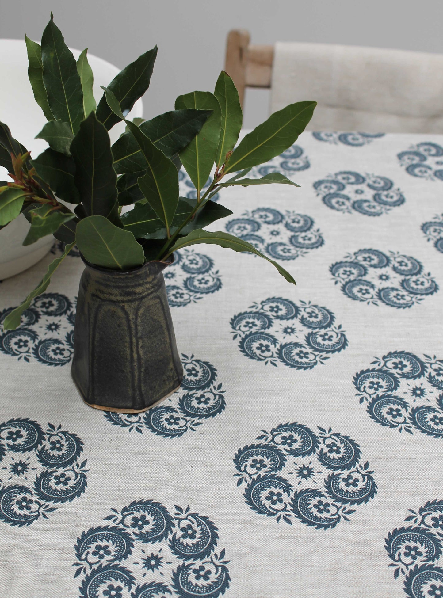 Bedoin Blue - Natural Linen