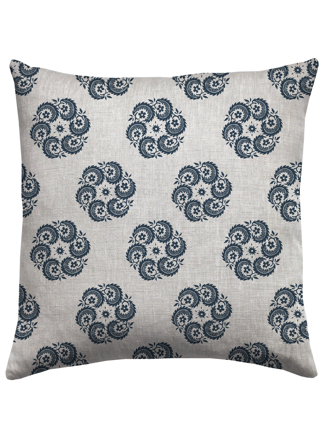 Bedoin Blue Square Cushion