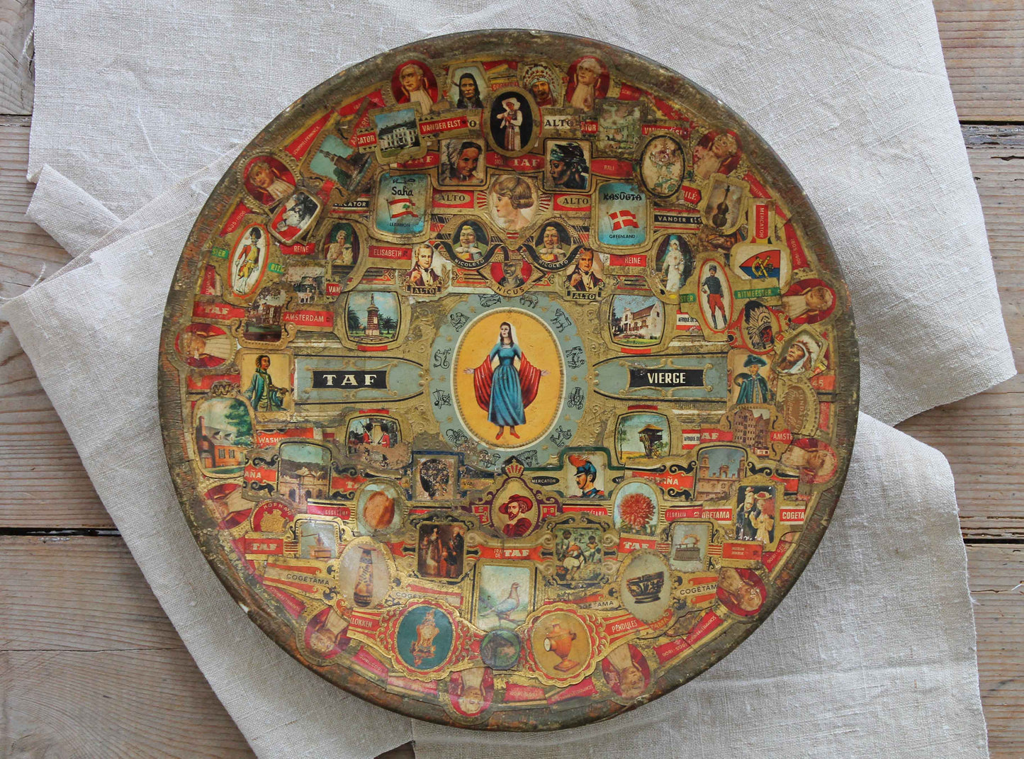 Vintage Cigar Sticker Plate