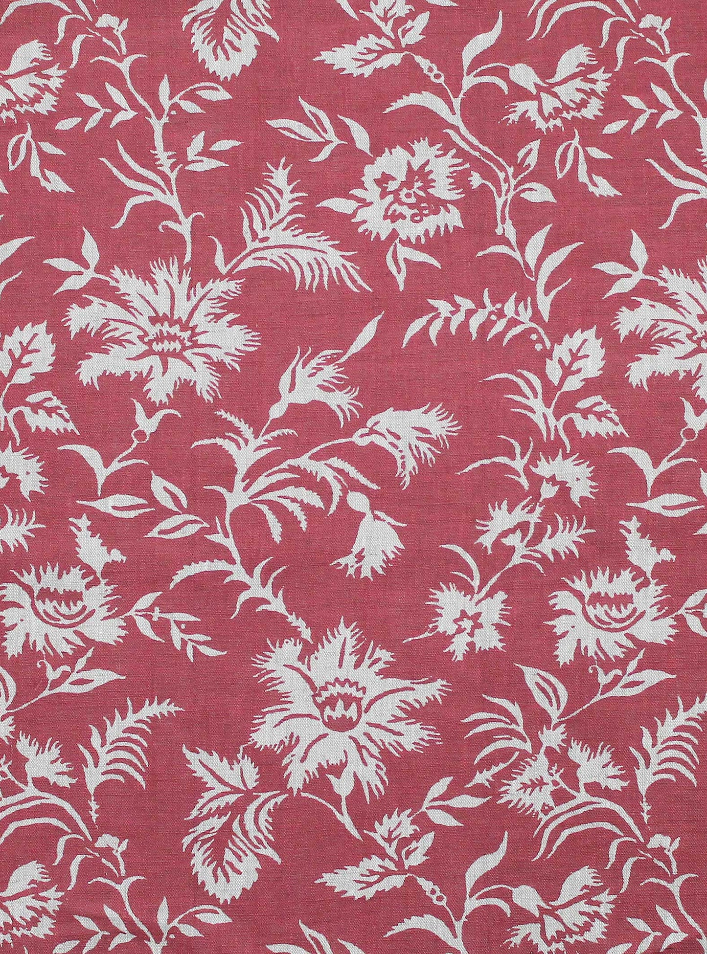 Clotilde Raspberry - Natural Linen