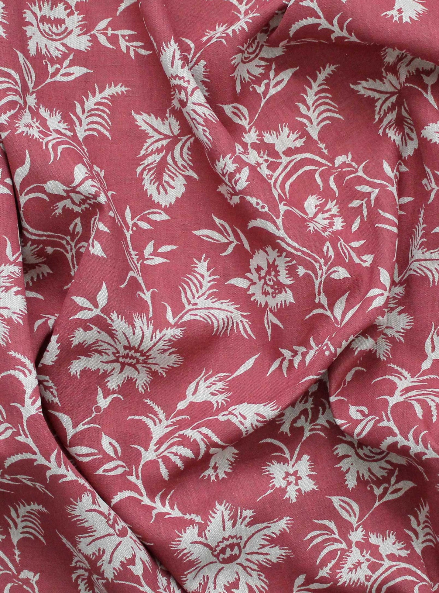 Clotilde Raspberry - Natural Linen