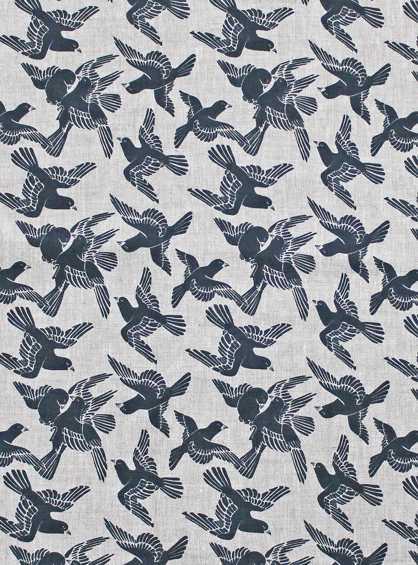 Daphne Blue - Natural Linen