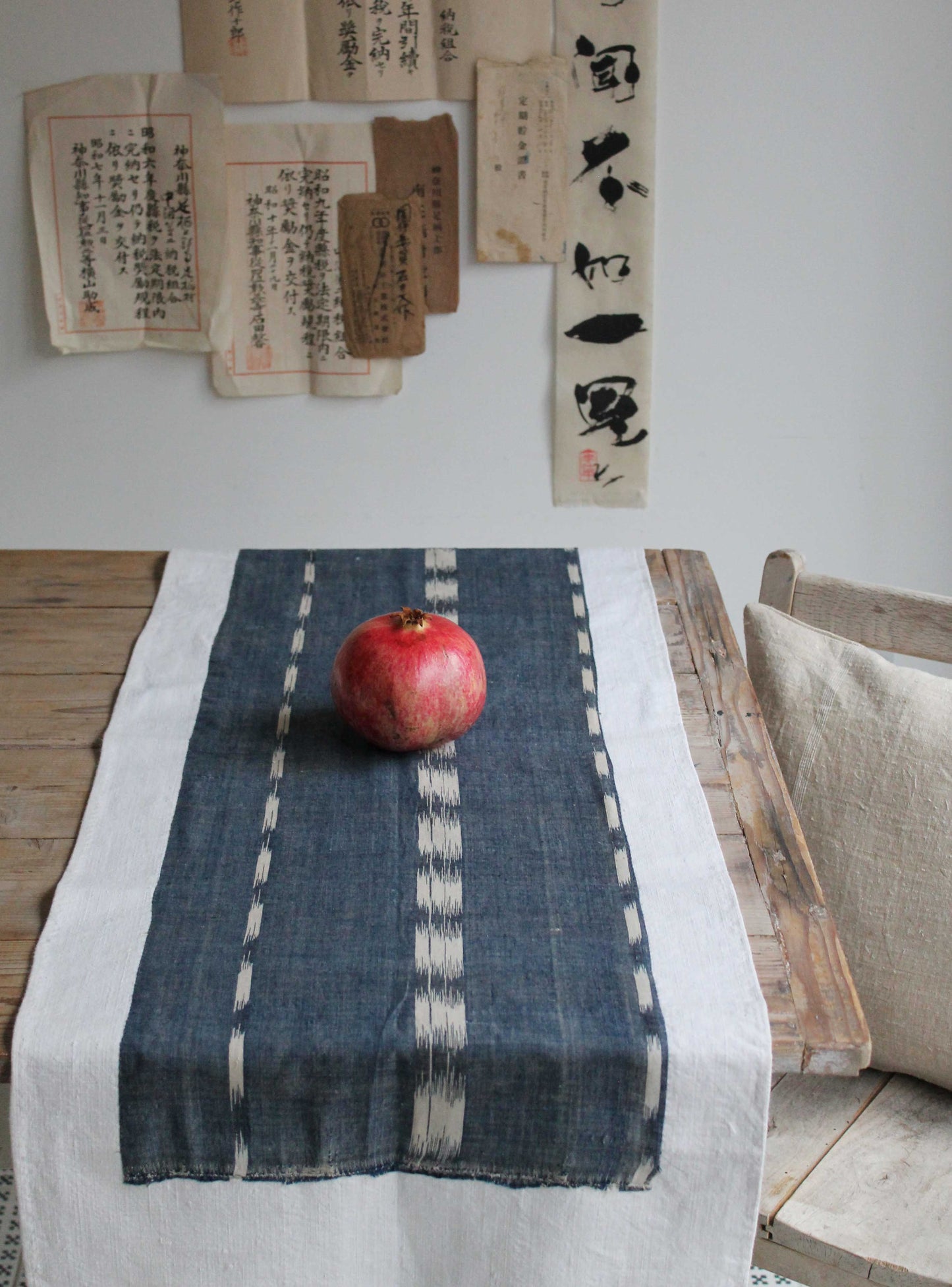 Vintage Ikat Table Runner