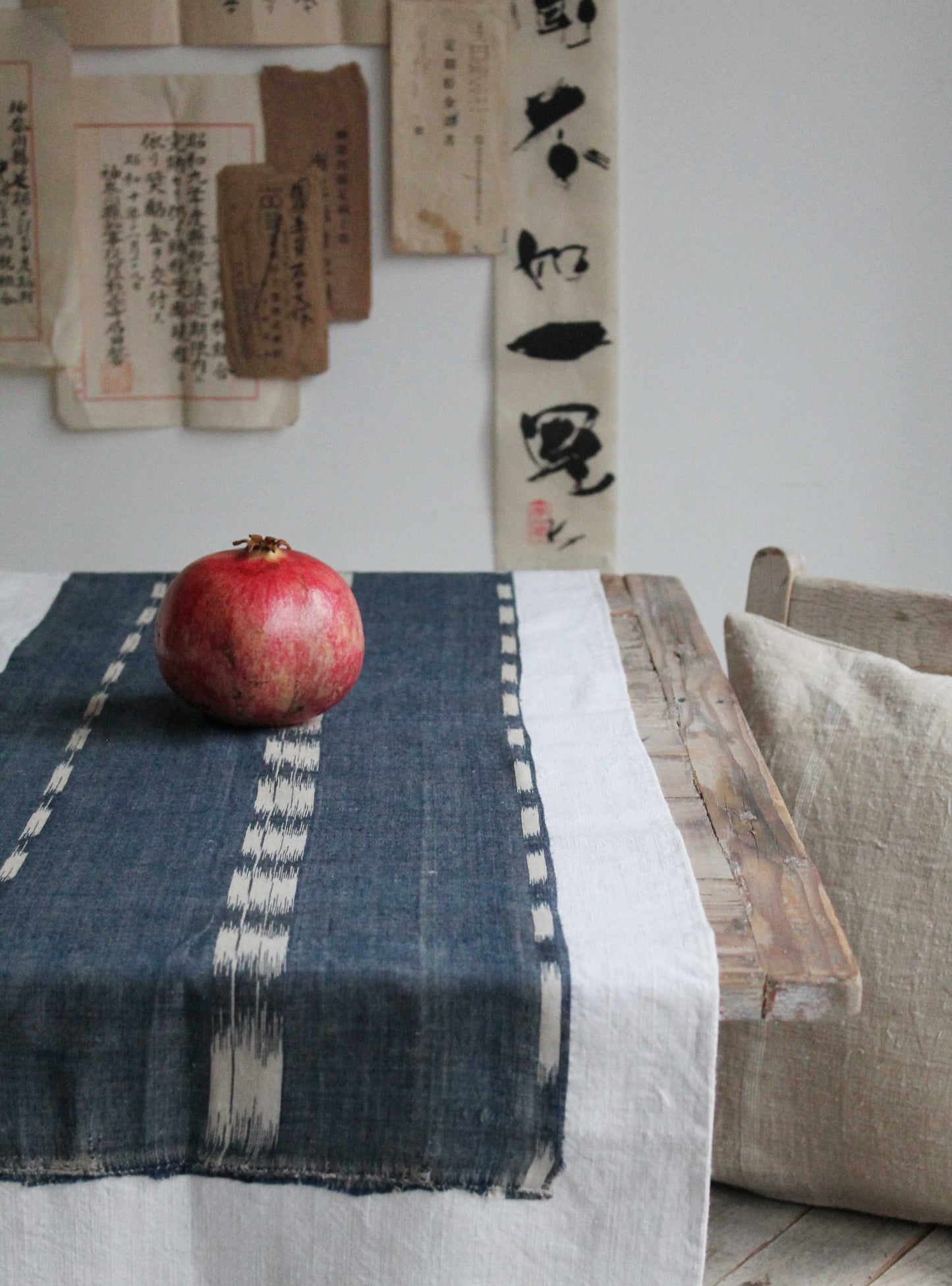 Vintage Ikat Table Runner