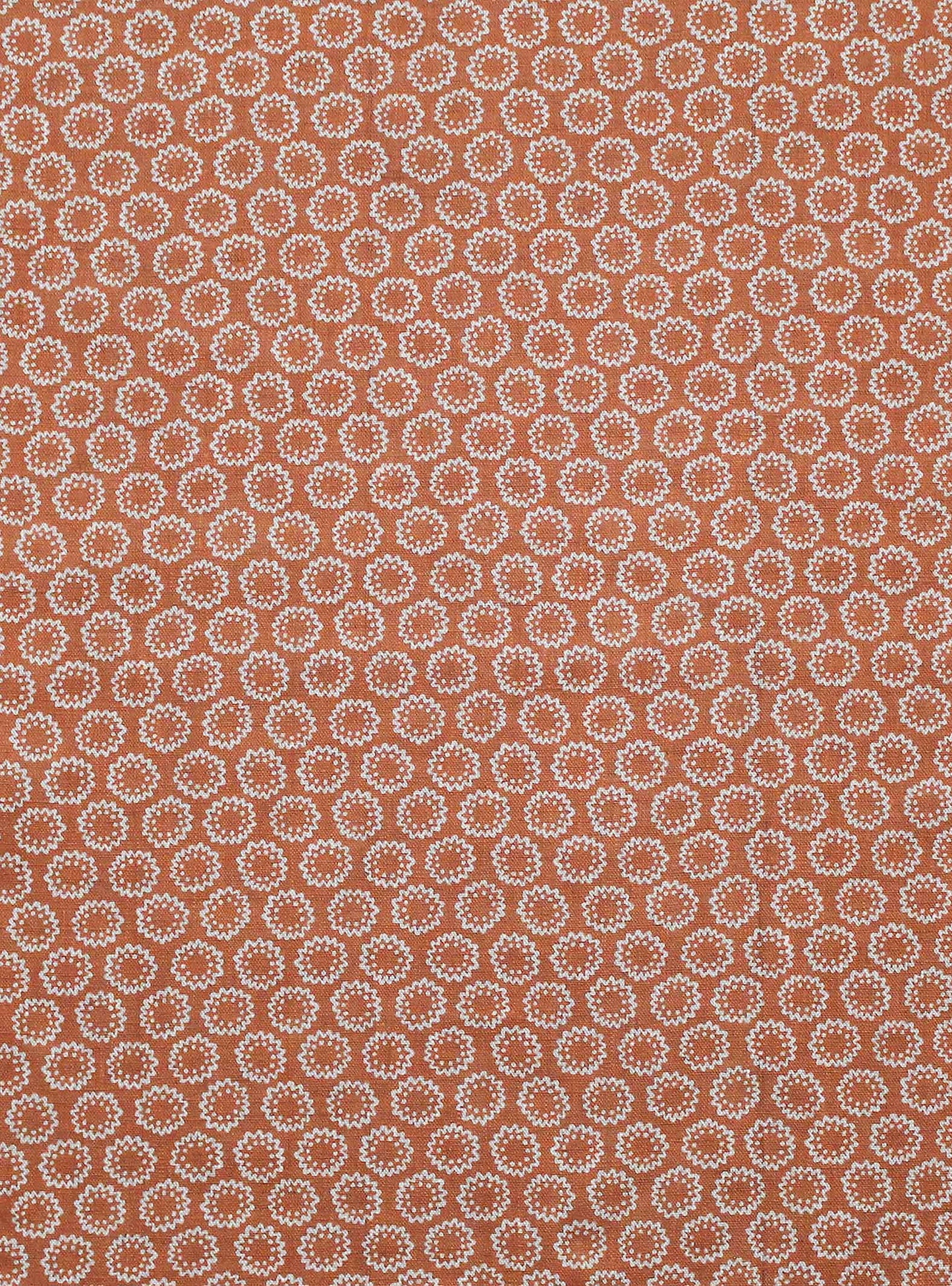Ockley Burnt Orange - Natural Linen