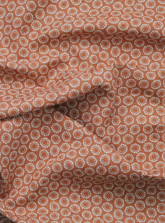 Ockley Burnt Orange - Natural Linen