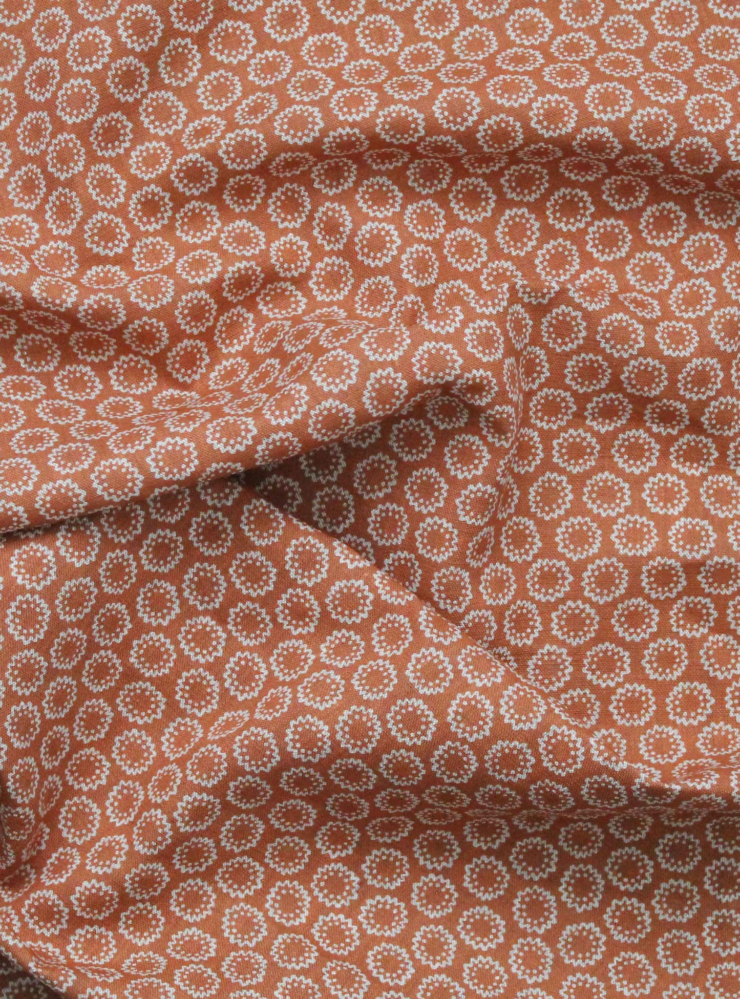 Ockley Burnt Orange - Natural Linen