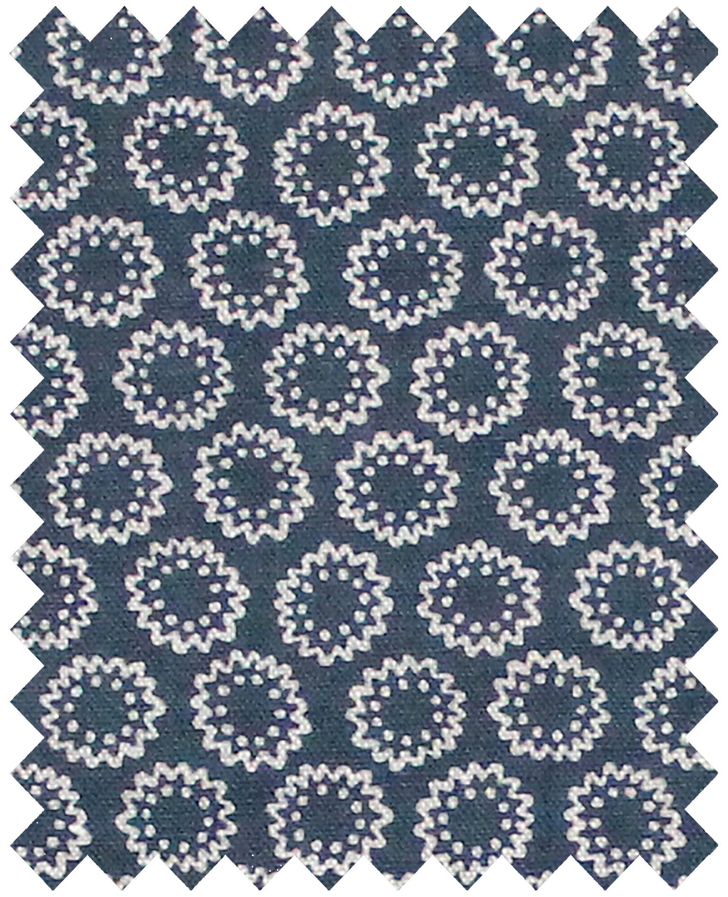 Ockley Blue - Natural Linen Swatch
