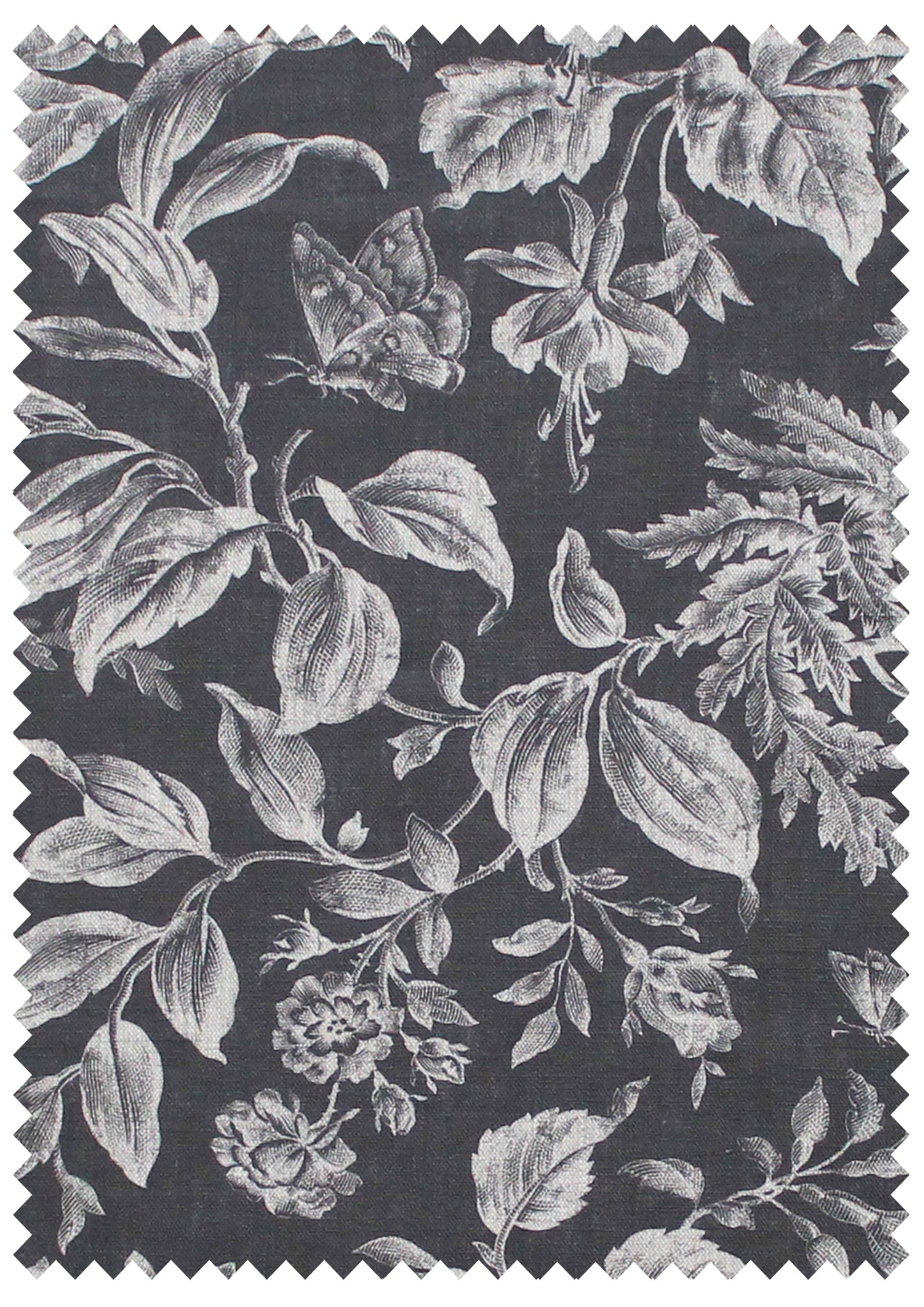 Floraison Shadow - Natural Linen Swatch