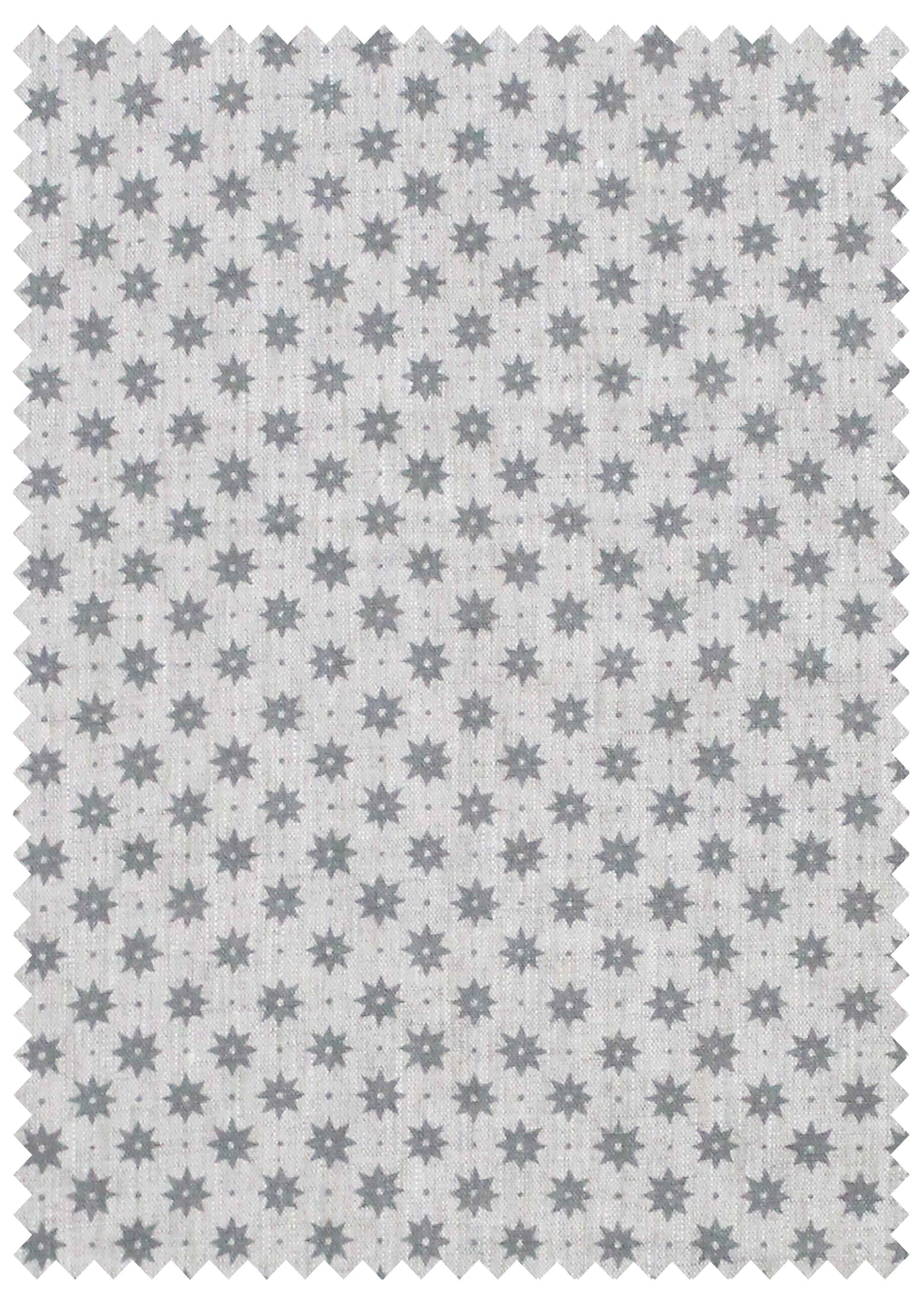 Petite Etoile Manoir Grey - Natural Linen Swatch