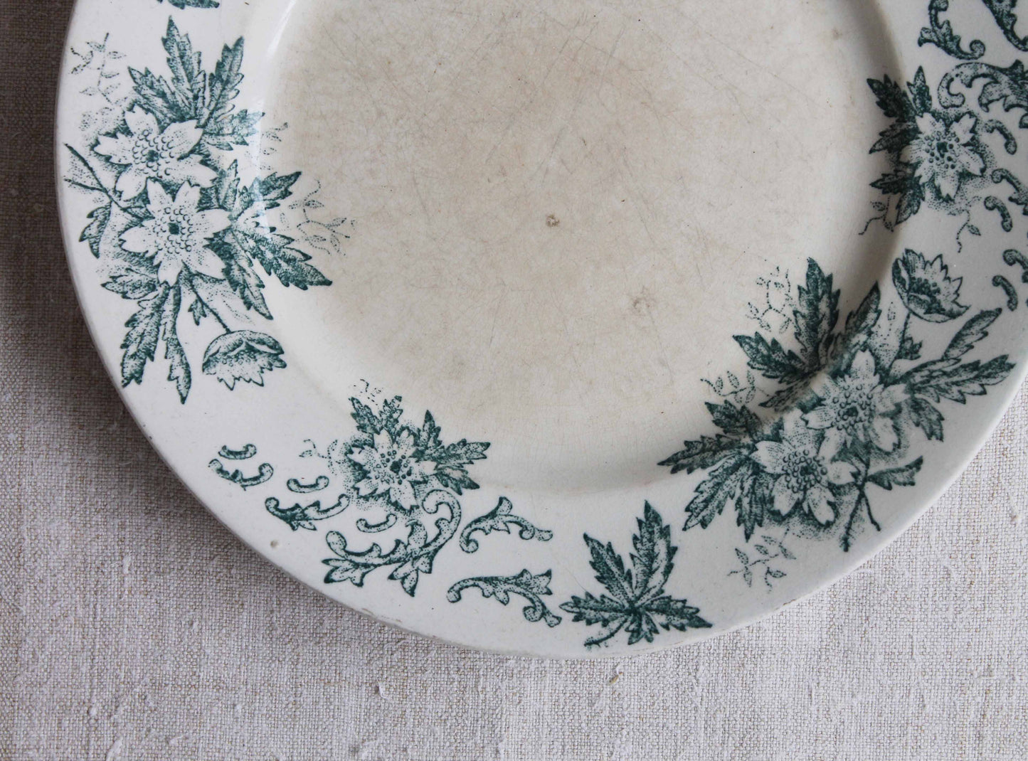 Vintage Anemone Pattern Plate