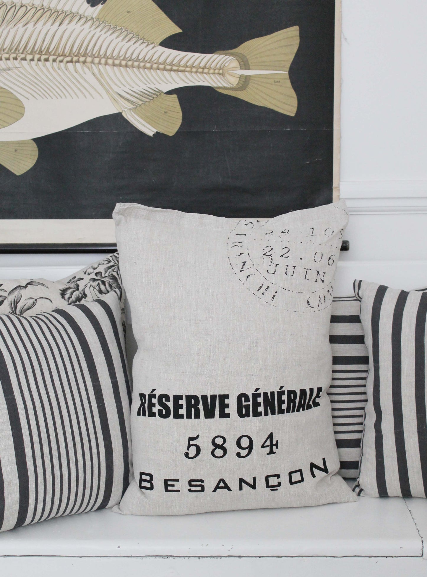 Besancon Stamp Cushion