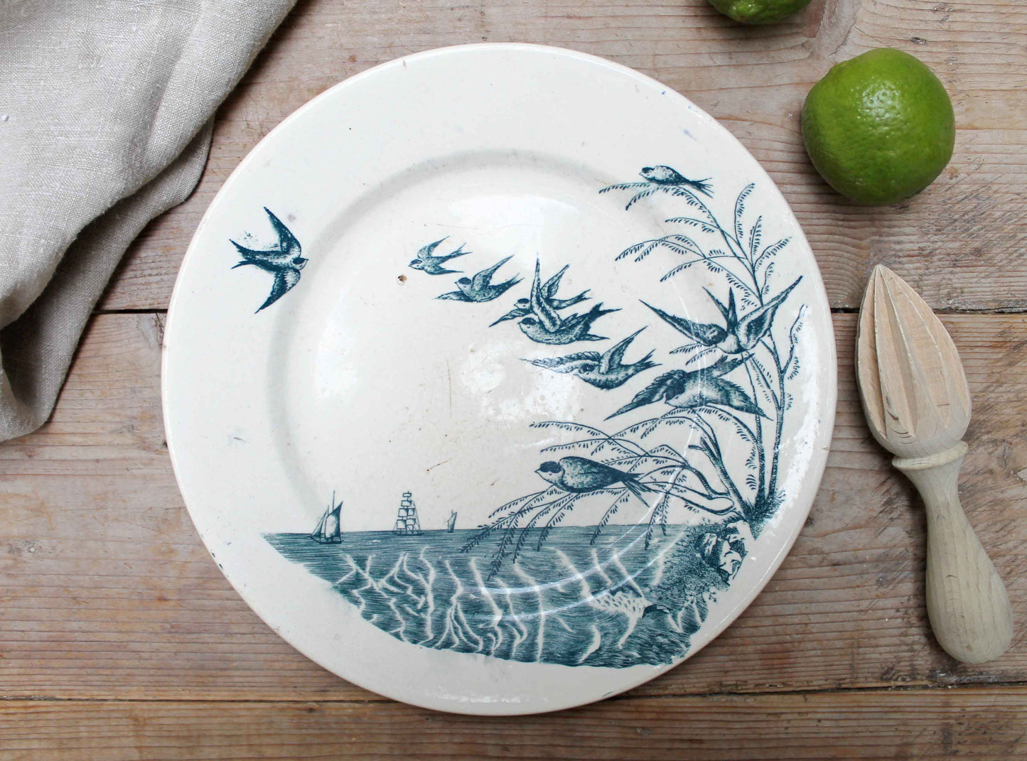 Vintage Birds Plate