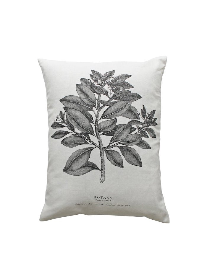 Botany Bay Linen Cushion White Background 