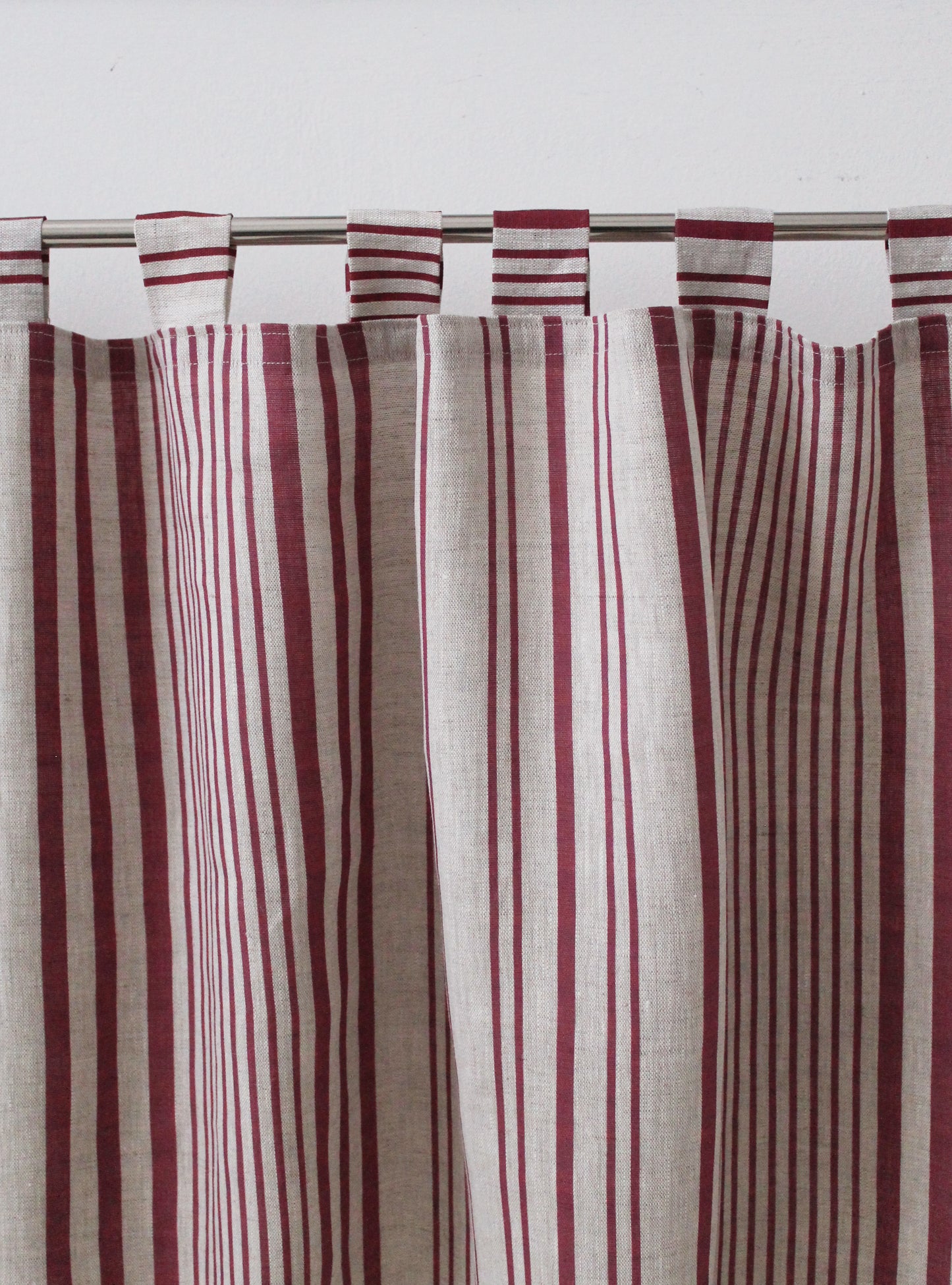 Stanley Stripe French Raspberry - Natural Linen