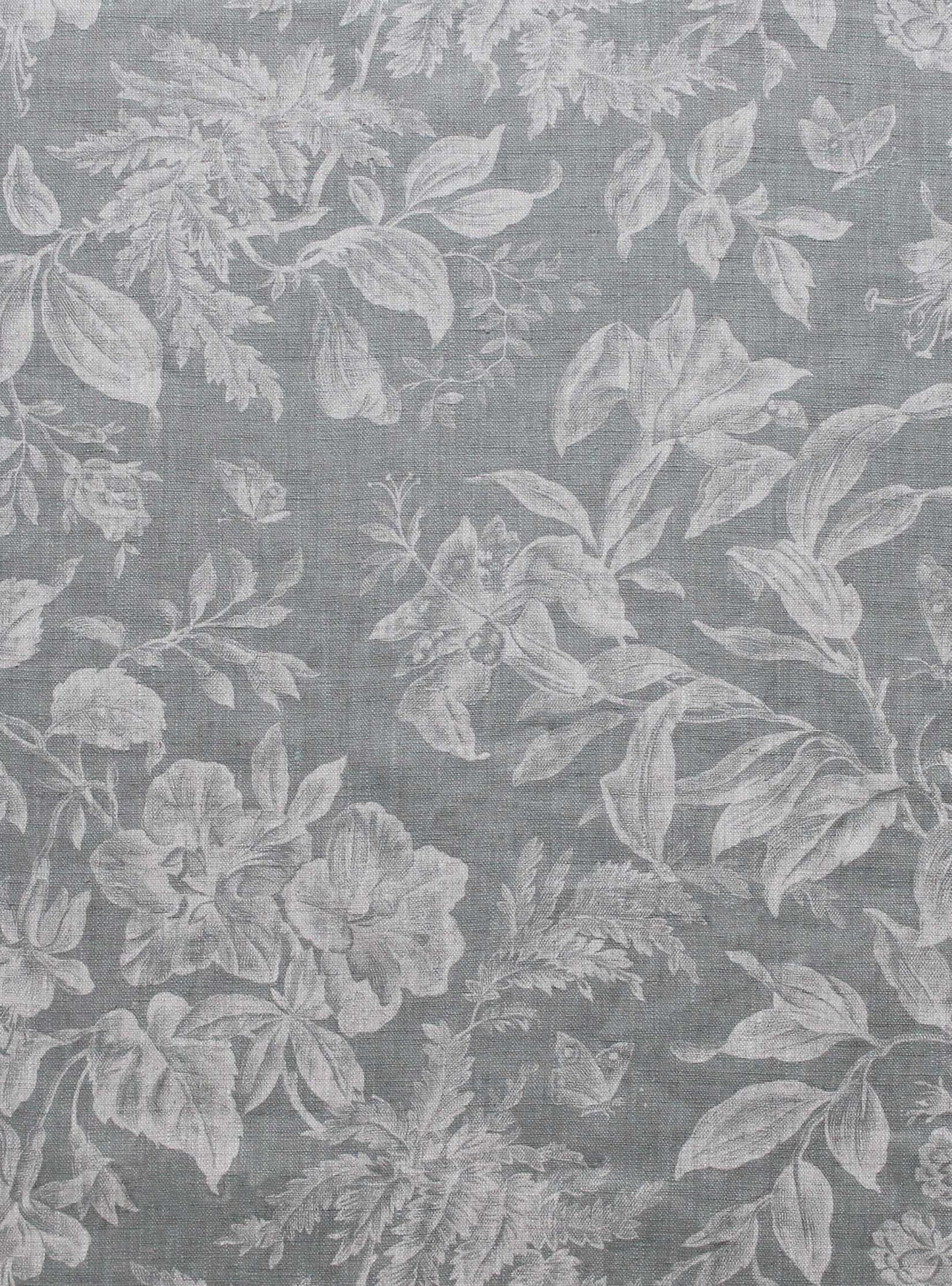 Floraison Manoir Grey - Natural Linen