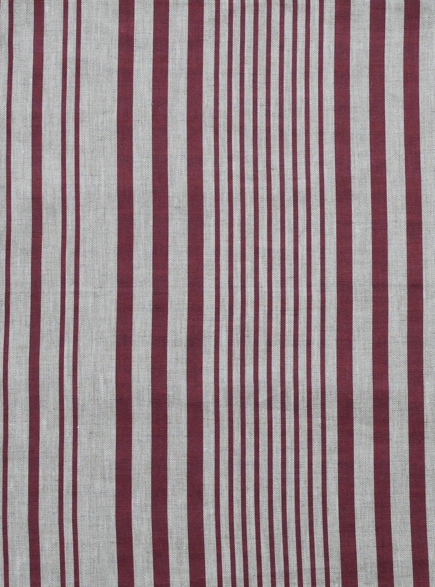 Stanley Stripe French Raspberry - Natural Linen