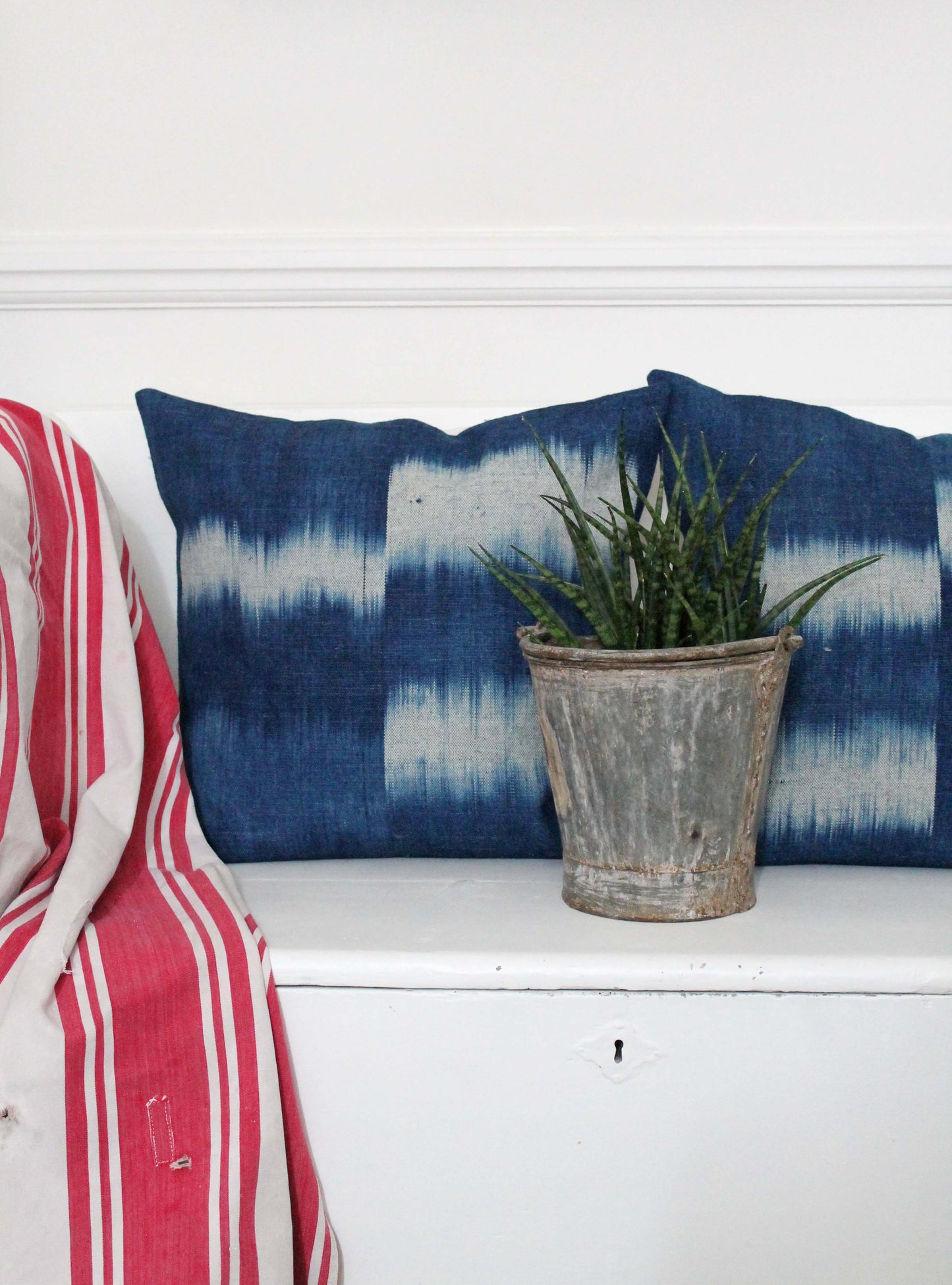 Ikat Hemp Cushions