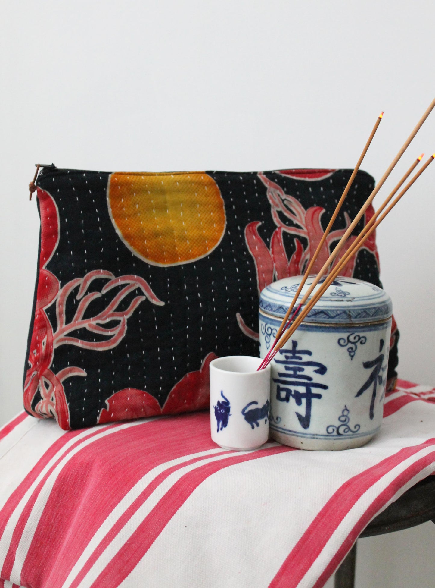 Kantha Large Washbag