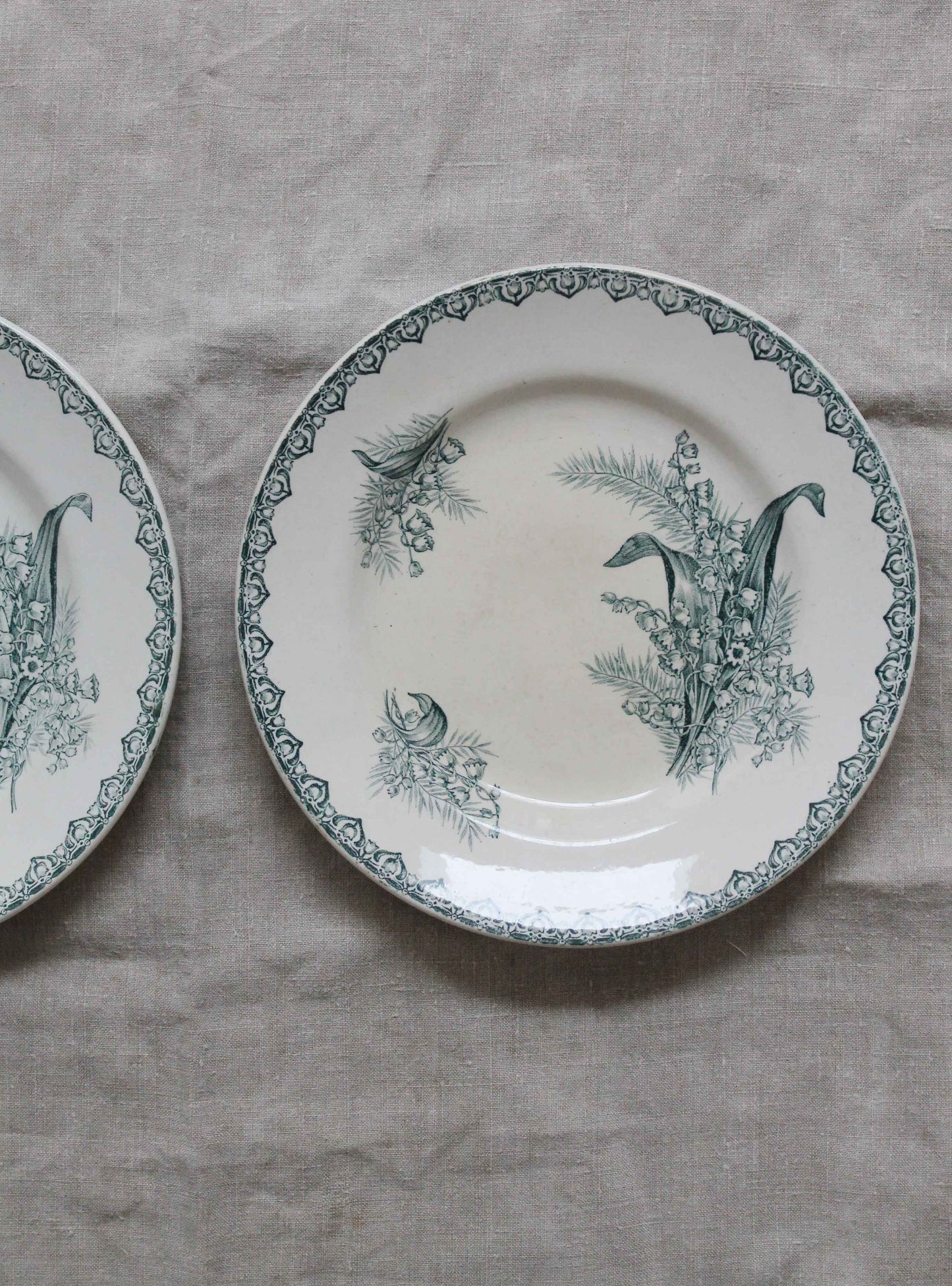 Vintage Lily of the Valley Plates