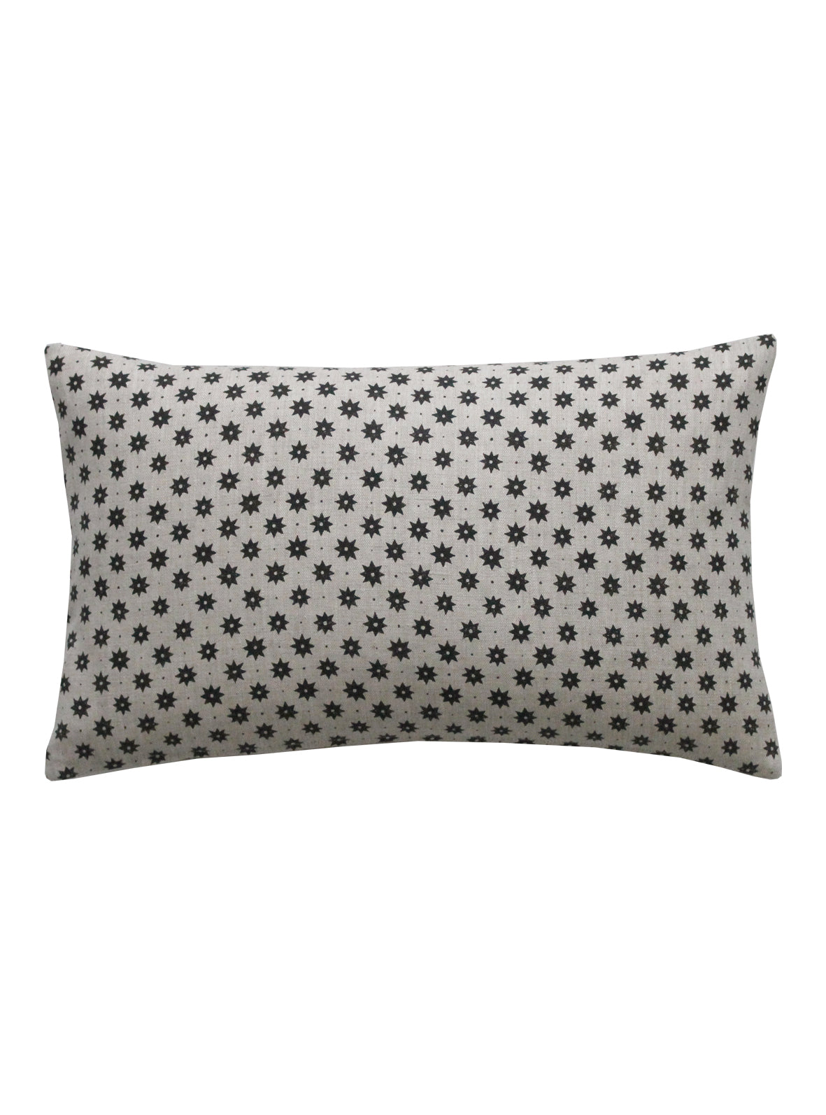 Petite Etoile Soot Natural Linen Cushion