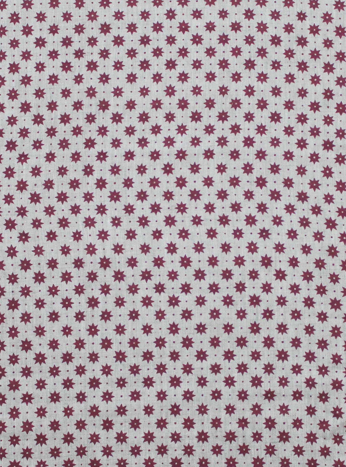 Petite Etoile French Raspberry - Natural Linen