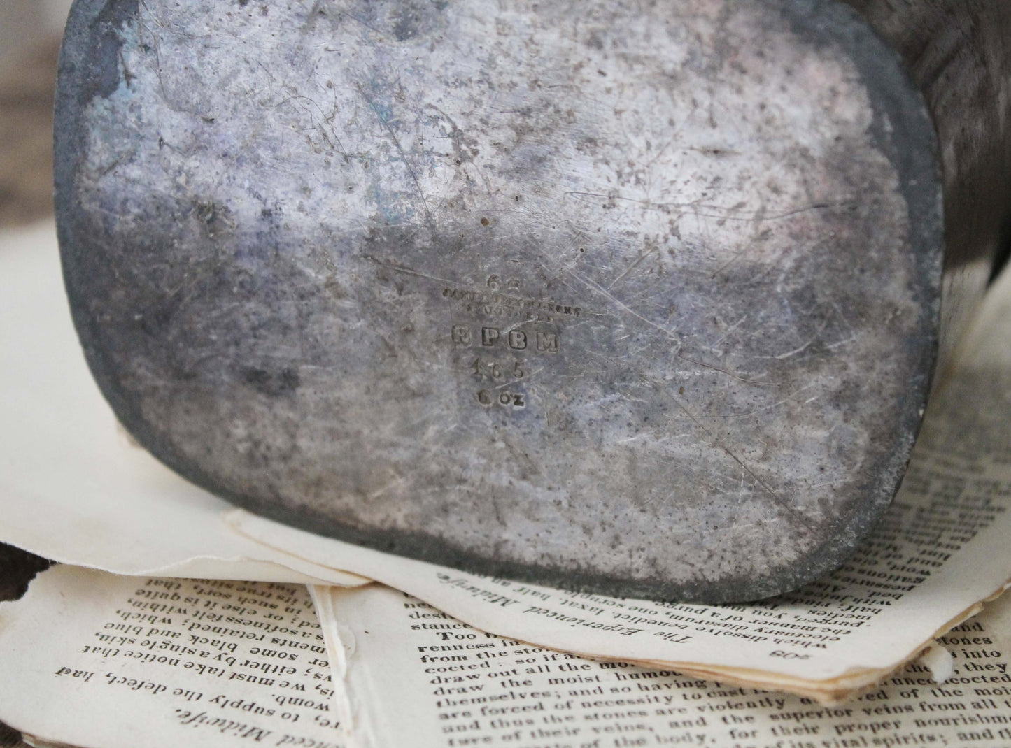 Vintage Pewter Pot