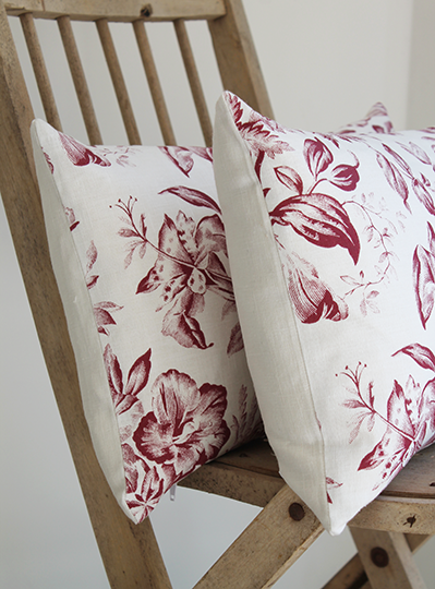 Floraison Summer Raspberry Scatter Cushion