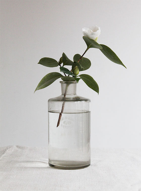 Vintage Litre Bottle on Table