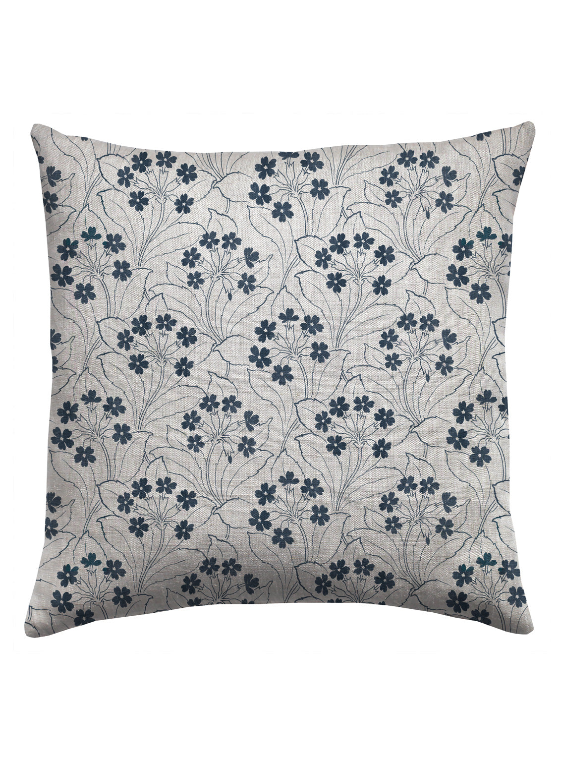 Lucilla Sprig Blue Square Cushion