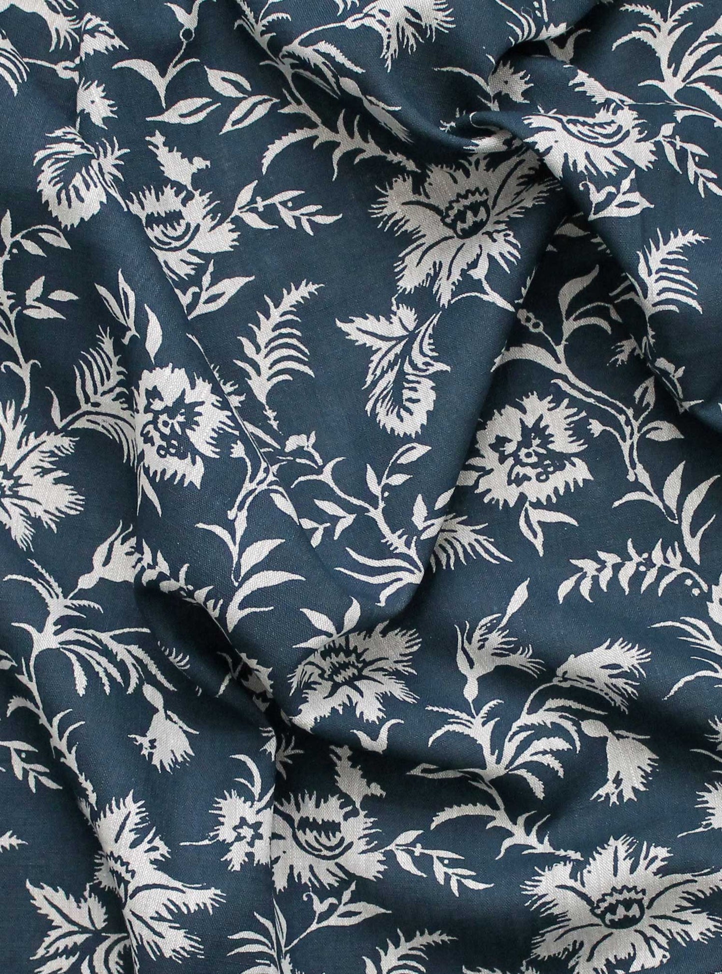 Clotilde Blue - Natural Linen