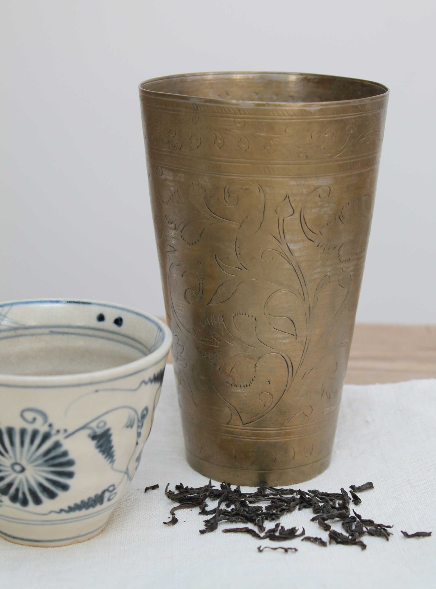 Vintage Chai Cup Gold