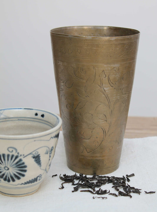Vintage Chai Cup Gold
