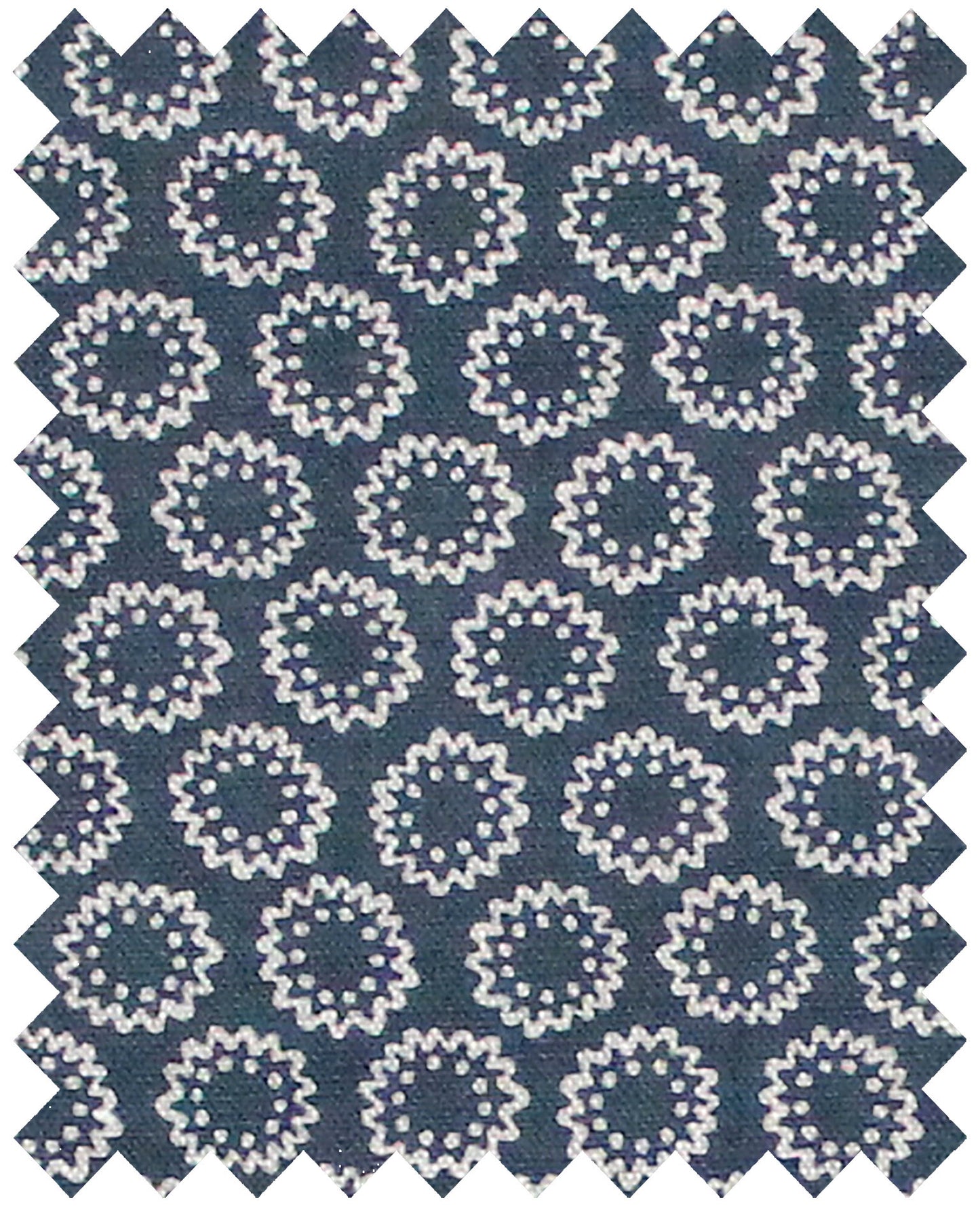 Ockley Blue - Natural Linen Swatch