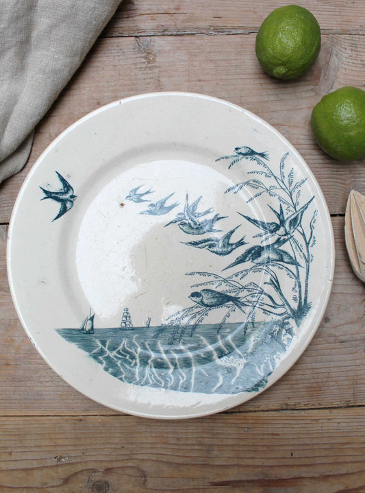 Vintage Birds Plate