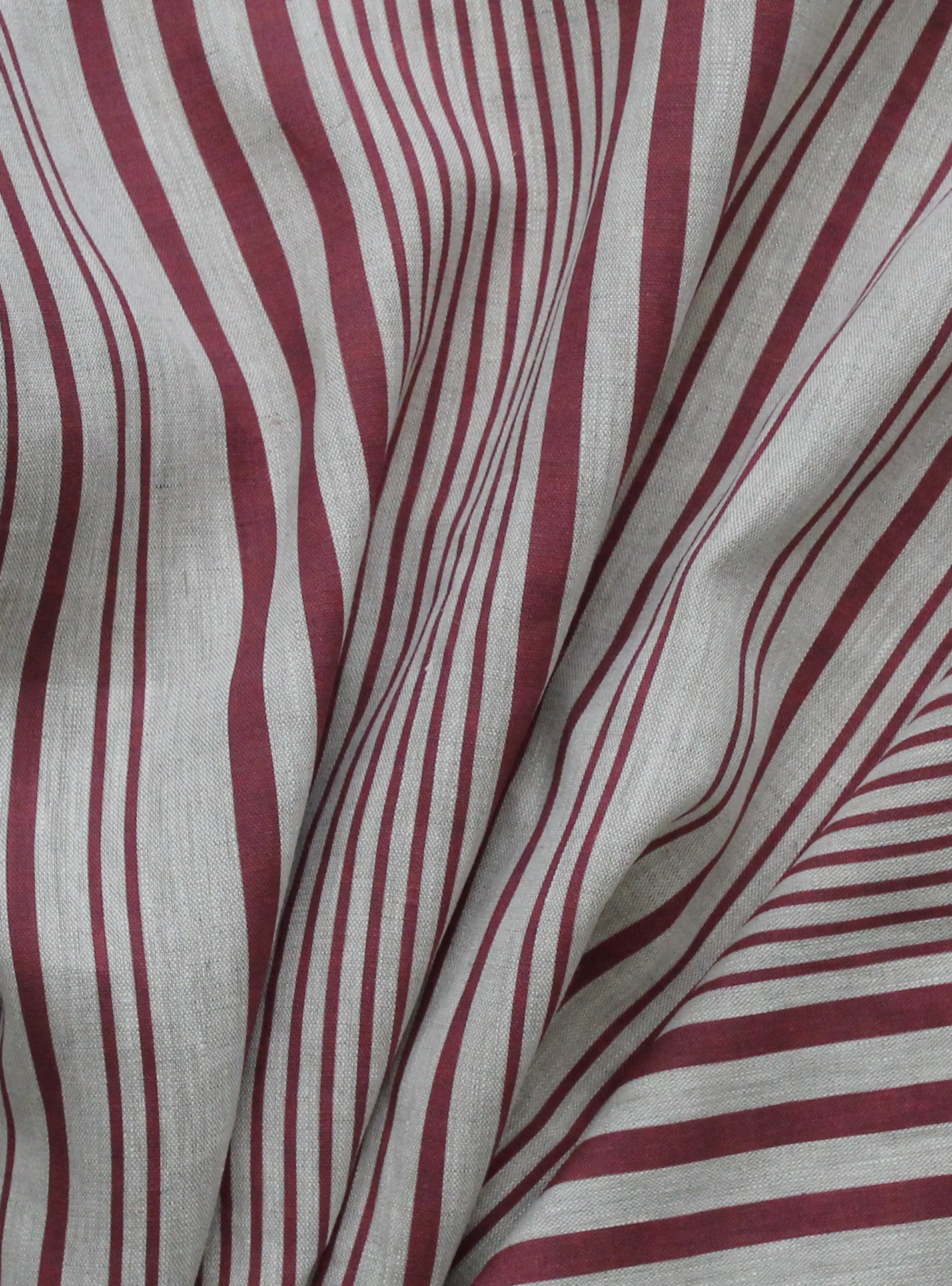 Stanley Stripe French Raspberry - Natural Linen