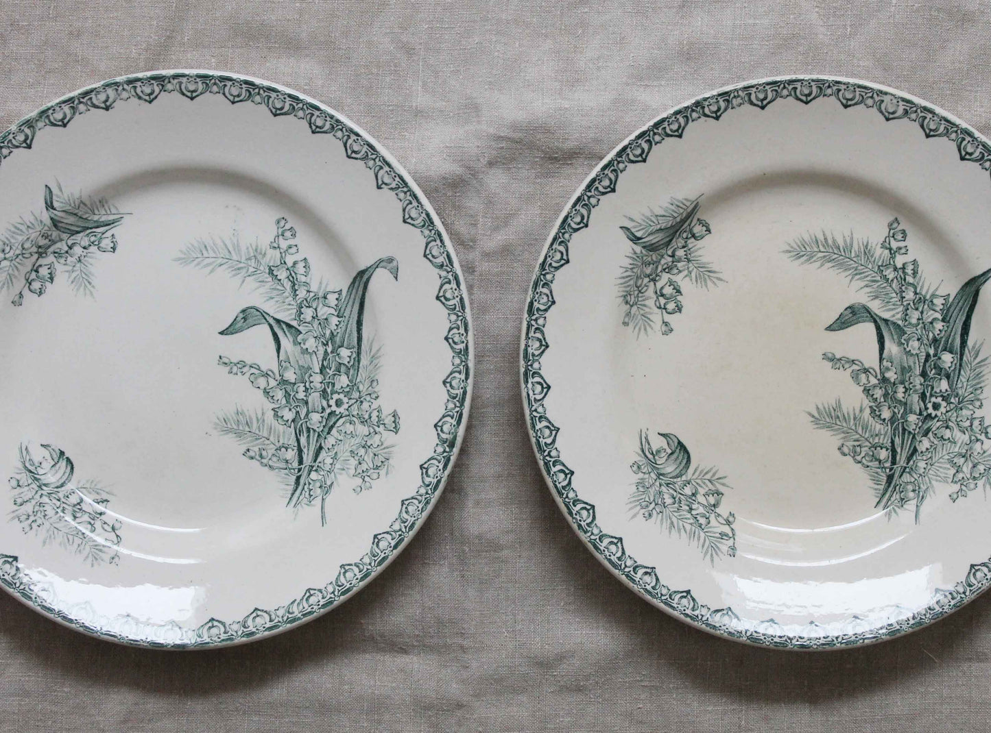 Vintage Lily of the Valley Plates