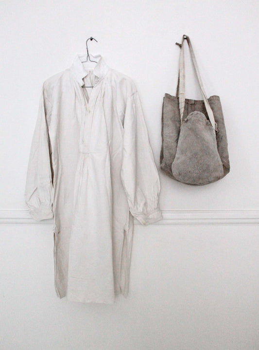Vintage Linen Shirt Dress
