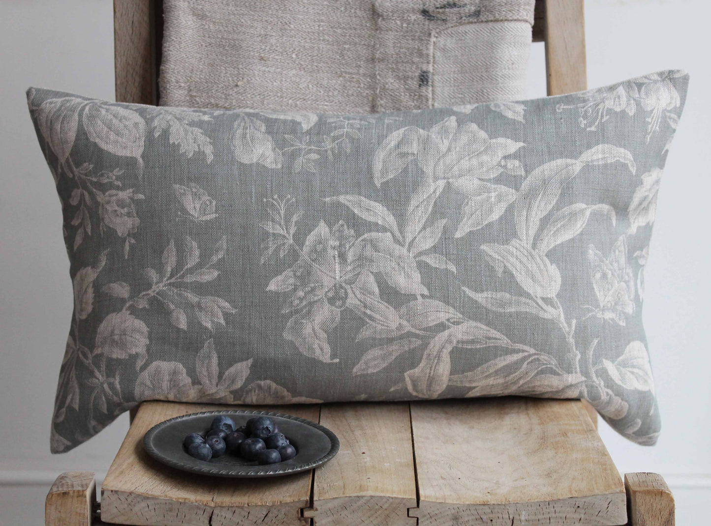 Floraison Manoir Grey Scatter Cushion