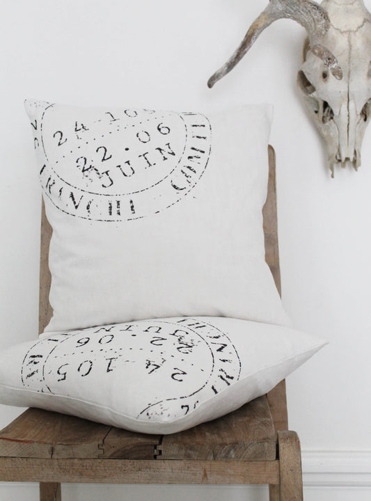 Stamp Corner Cushion