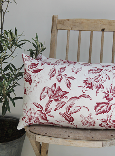 Floraison Summer Raspberry Scatter Cushion