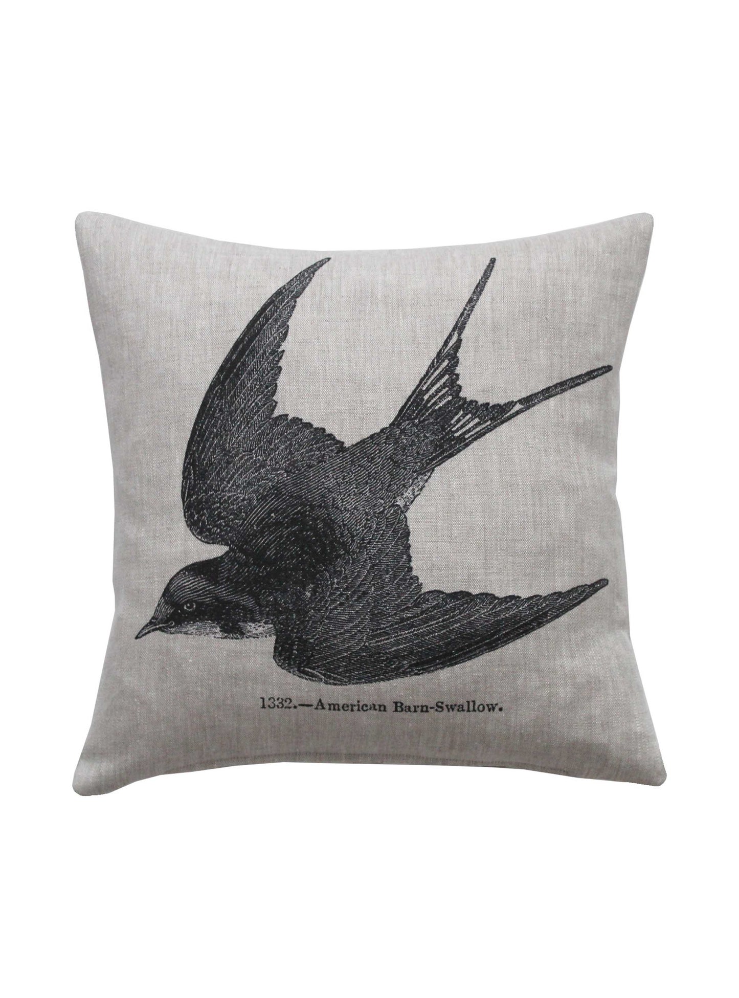 Barn Swallow Linen Cushion